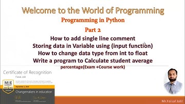 How to Calculate Student average percentage using python | python Scaffolding | Learn how to code
