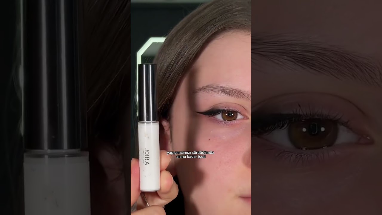 Kusursuz eyeliner ve takma kirpik uygulaması için adım adım