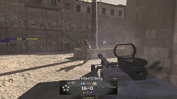 COD4 MW [Multiplayer] - Server gameplay with hacks #4 (1080p 60Fps)