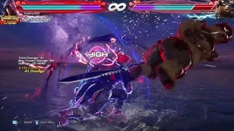 Tekken 7 hellsweep combo by jin......