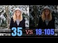 Sony 18-105 F/4 vs Sony 35mm F/1.8