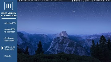 IPsec VPN Two Factor Auth  with FortiToken 5 4