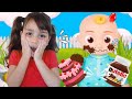 Miss Polly Had a Dolly Kids Song | Leah and Cocomelon JJ Doll Pretend Play Sing Along