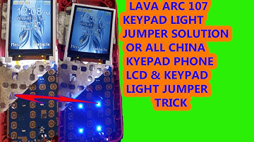 lava arc107 keypad light jumper solution/china mobile kyepad light way find jumper/by Jeman creation