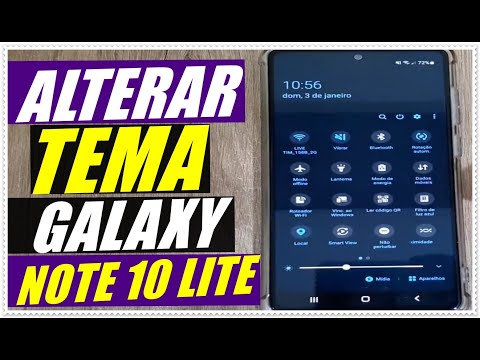 Como Alterar o Tema do Celular Samsung Galaxy Note 10 Lite