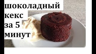 Шоколадный кекс в кружке за 5 минут (в микроволновке) Шоколадный кекс в кружке за 5 минут (в микроволновке)