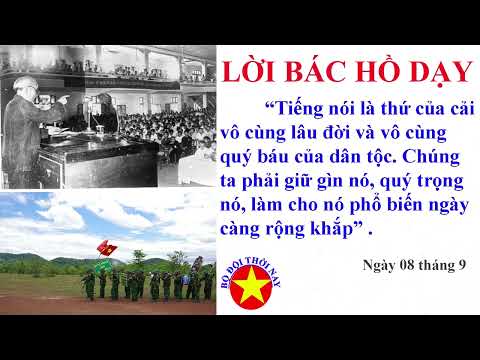 Video 8 tháng 9. Lời Bác Hồ dạy ngày này năm xưa - YouTube