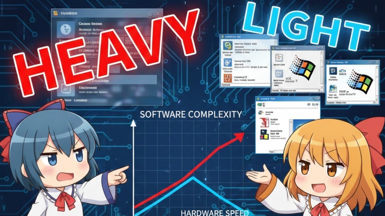 なぜ最新OSは重いのか？【ゆっくり解説】