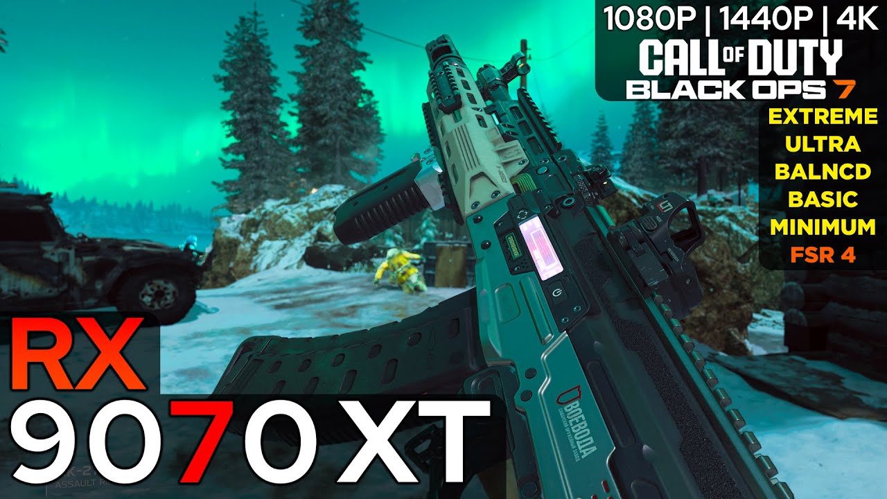 Call of Duty: Black Ops 7 - RX 9070 XT + 9800X3D (1080p/1440p/4K)