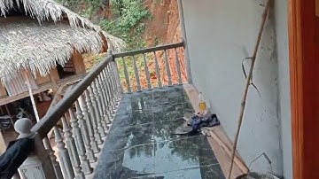 lan can cầu thang bê tông giả gỗ LH0336757880