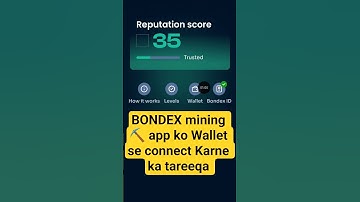 Bondex App – Wallet Connect Step by Step #Shorts #Bondex #mining