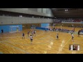 6日 ハンドボール女子 国体記念体育館Cコート 不来方×四日市商業 2回戦 1