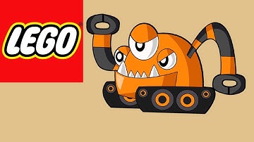 How to Build LEGO Mixels - Kraw Mix - Stop Motion Build