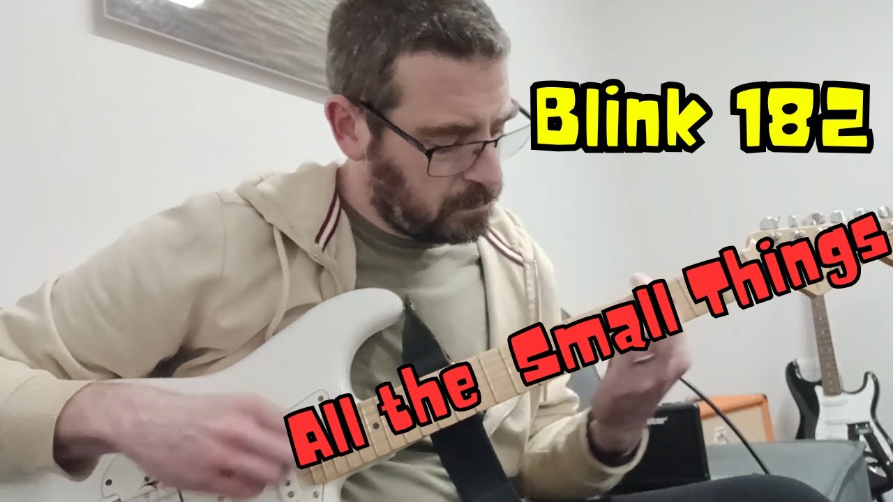 Blink-182 “All The Small Things” Guitar Lesson | EASY 3 Chords | One String & Barre Chords