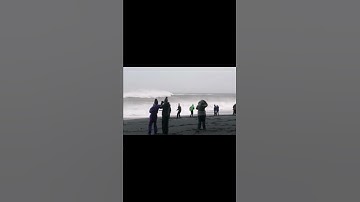 Thumbnail of Accident by Extremely Dangerous Sneaker Wave in Iceland - Reynisfjara   #shorts #dangerous #iceland