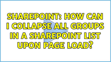 Sharepoint: How can I collapse all groups in a sharepoint list upon page load?