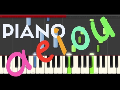 Ronda De Las Vocales Canticuentos Piano Midi Tutorial Sheet App Cover Karaoke