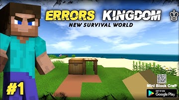 How to make chest and crafting table in mini block craft survival || Errors Kingdom ♔