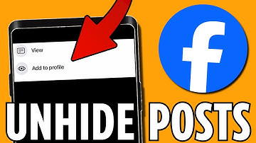 How to Unhide Posts From Facebook Timeline (2024)