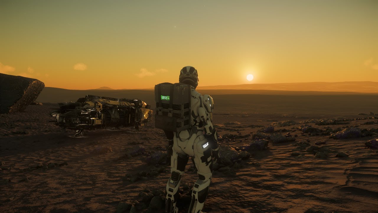 Star Citizen Planetary Mining Gameplay [No Commentary]