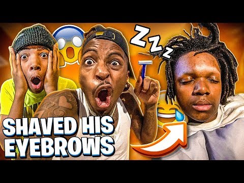 WE FINALLY GOT DEDE3X & WAXED HIS EYEBROWS OFF!