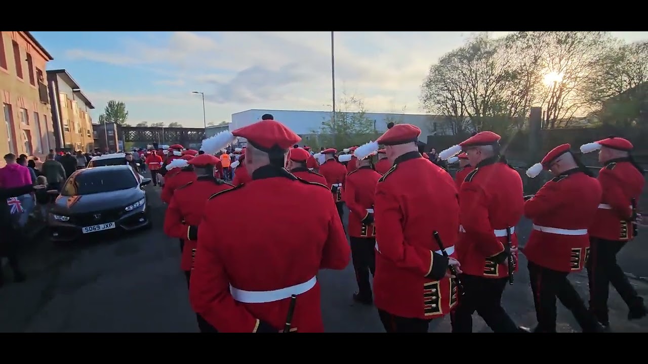 Netherton road flute band at Wishaw annual band parade 5thMay 2023