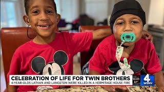 Funeral held for twin brothers killed in Hermitage house fire