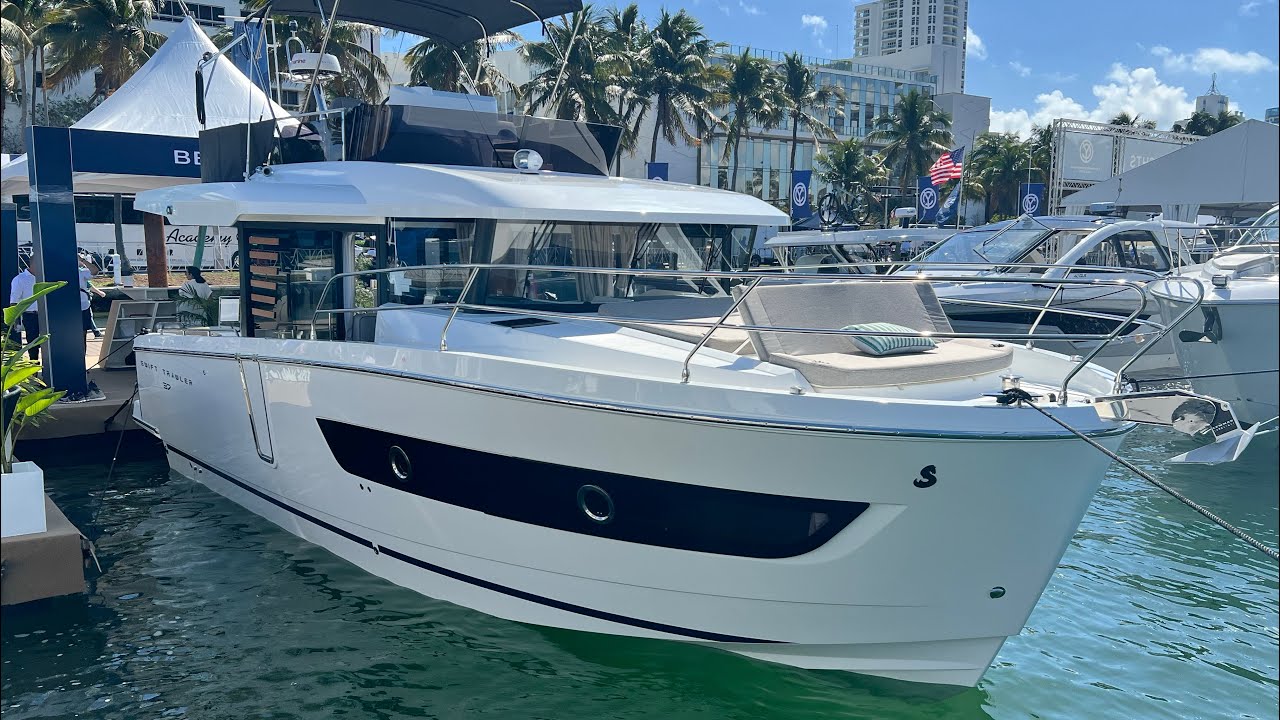 MODEL DEBUT - All New Swift Trawler 37 at the Miami Boat Show