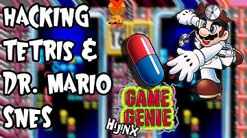 Hacking Tetris and Dr Mario (SNES) - Game Genie Hijinx!
