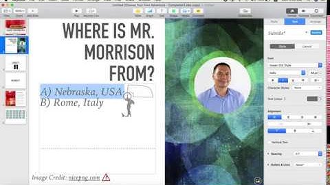 Choose Your Own Adventure with Apple Keynote