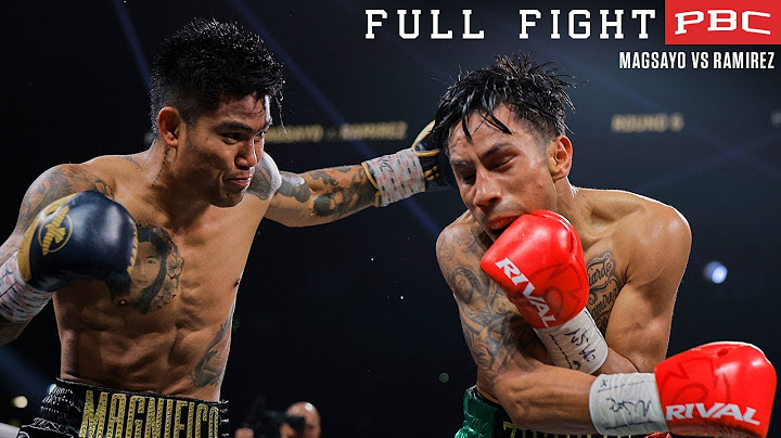 Magsayo vs Ramirez FULL FIGHT: June 15, 2024 | PBC on Prime Video