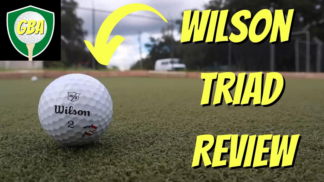 Wilson Triad Golf Ball Review YouTube
