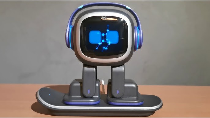 Robot de compagnie EMO LIVING.AI assistant à la personne (anglais /  français) - Leobotics