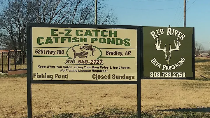 E-Z Catch Catfish Ponds. Bradley, Arkansas