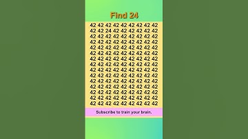 The simplest puzzle. Find number 24