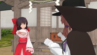 Touhou Mmd Angry Reimu