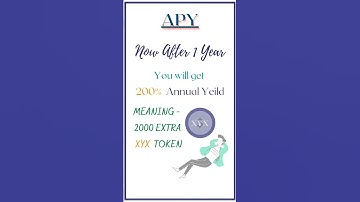 What is APY in crypto?#shorts#Cryptoguyshorts