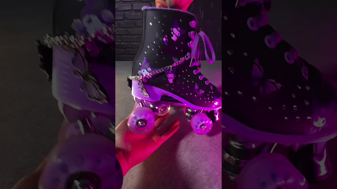 Watch wheel talk 🛼🦋💜 new #kuromi #rollerskates available now at #hottopic on YouTube Watch wheel talk 🛼🦋💜 new #kuromi #rollerskates available now at #hottopic on YouTube
