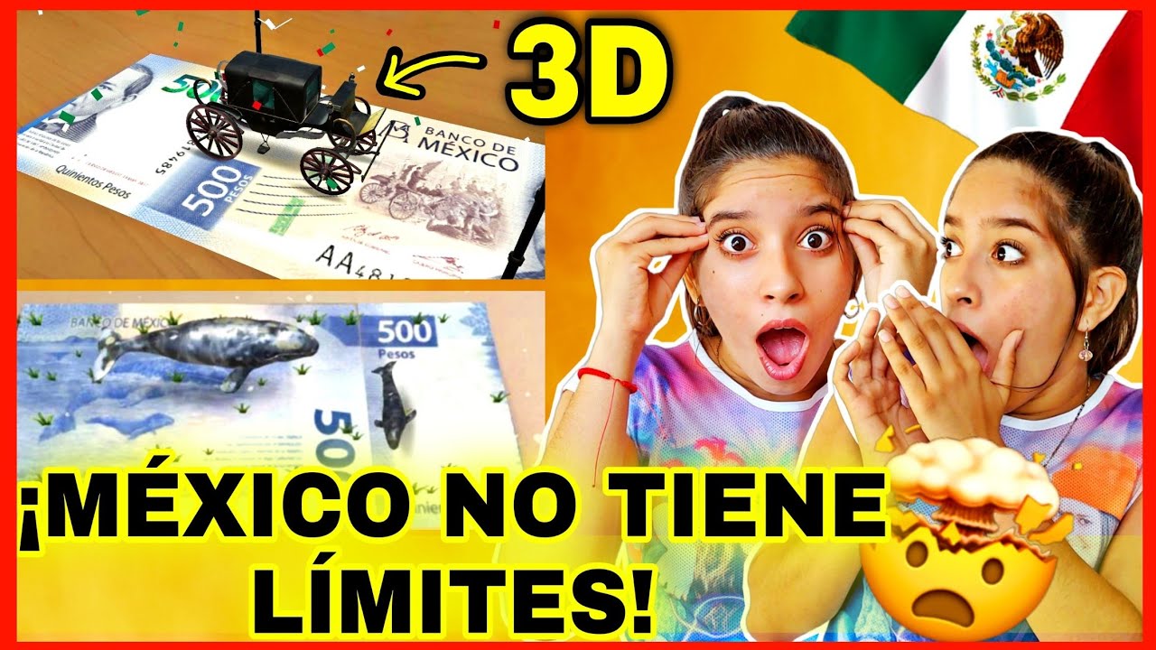 NUEVOS BILLETES MEXICANOS🇲🇽 3D 2022🤯 ¡México deja al mundo sin palabras😱! Cubanas reaccionan #Mexico