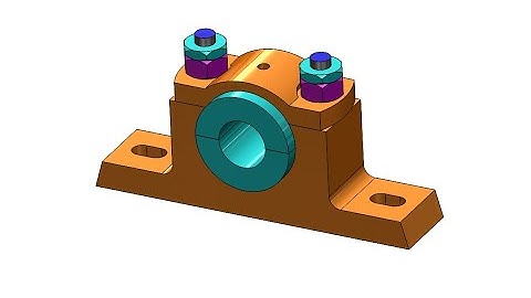 Cad modeling of Plummer Block Assembly in solidworks (Part-2)