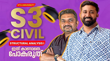 KTU S3 CIVIL 2024 SCHEME | STRUCTURAL ANALYSIS I | KTU UNIVERSITY | ഇത് കാണാതെ പോകരുത് | PART 1