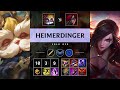 Heimerdinger Mid vs Katarina - EUW Diamond Patch 25.21