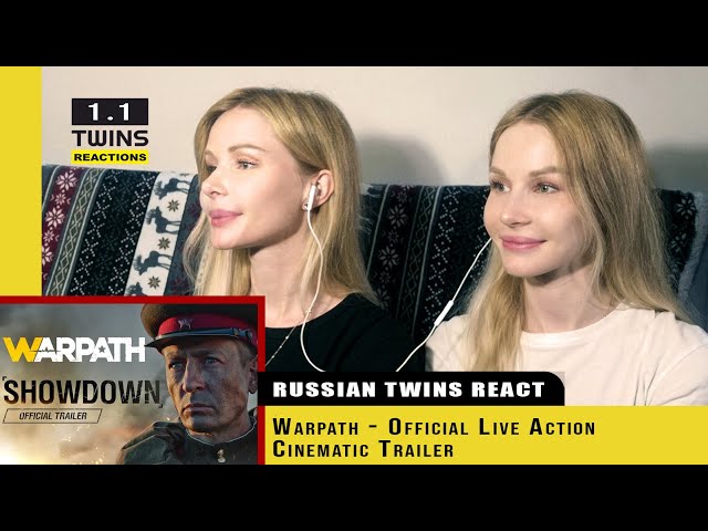 Twins react on Warpath - Official Live Action Cinematic Trailer class=