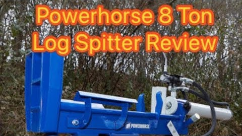 ✨ 8 Ton Powerhorse Log Splitter - Review and Info. ✨
