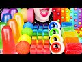 ASMR RAINBOW DESSERTS 레인보우 디저트 POP IT EYEBALL JELLY KOHAKUTO MUKBANG 먹방 