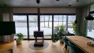 Wychodzący Kominek Z Podłogi Fireplace With Hide-In The Floor System