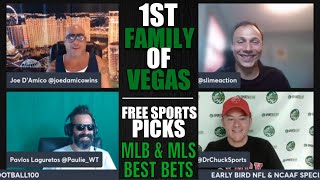 Thursday's Best Bets & Betting Previews | MLB & MLS Predictions | First Family of Vegas 6/23