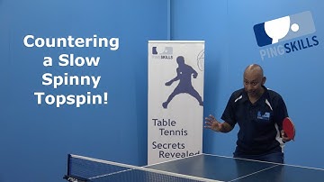 Countering Slow Spinny Topspin | Table Tennis | PingSkills