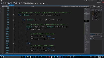 OpenGL   Mazes   The Maze Class and Drawing Optimization   Part 1