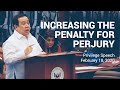 Increasing The Penalty For Perjury